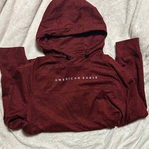 American Eagle Outfitters Maroon Hoodie